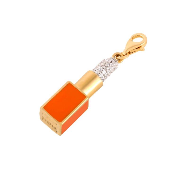 Lipstick Charm Pendant – A Bold Touch of Glamour