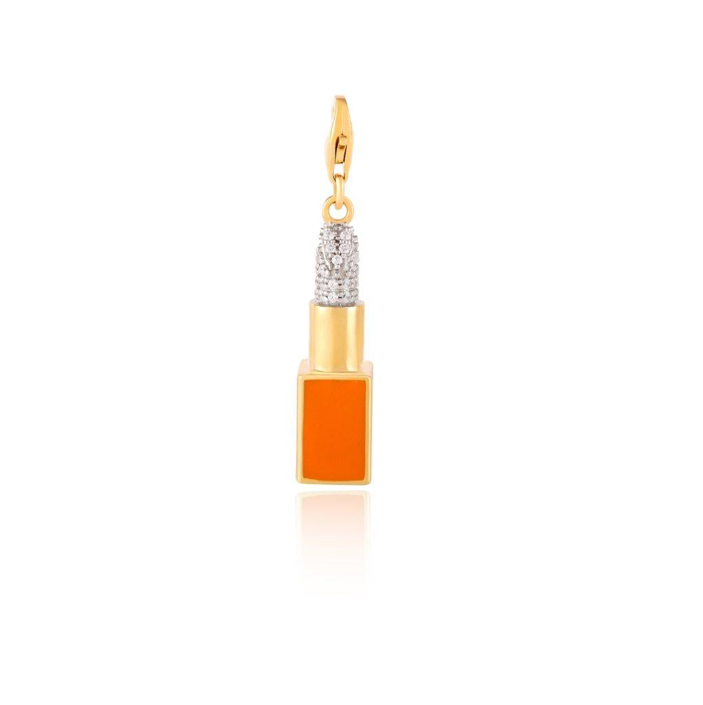 Lipstick Charm Pendant – A Bold Touch of Glamour