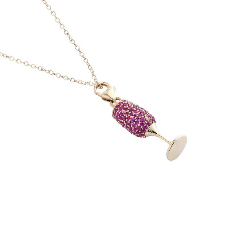 Champagne Glass Charm – A Toast to Elegance & Celebration