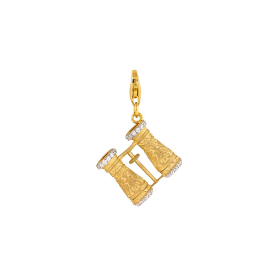 Antique Binocular Charm Pendant