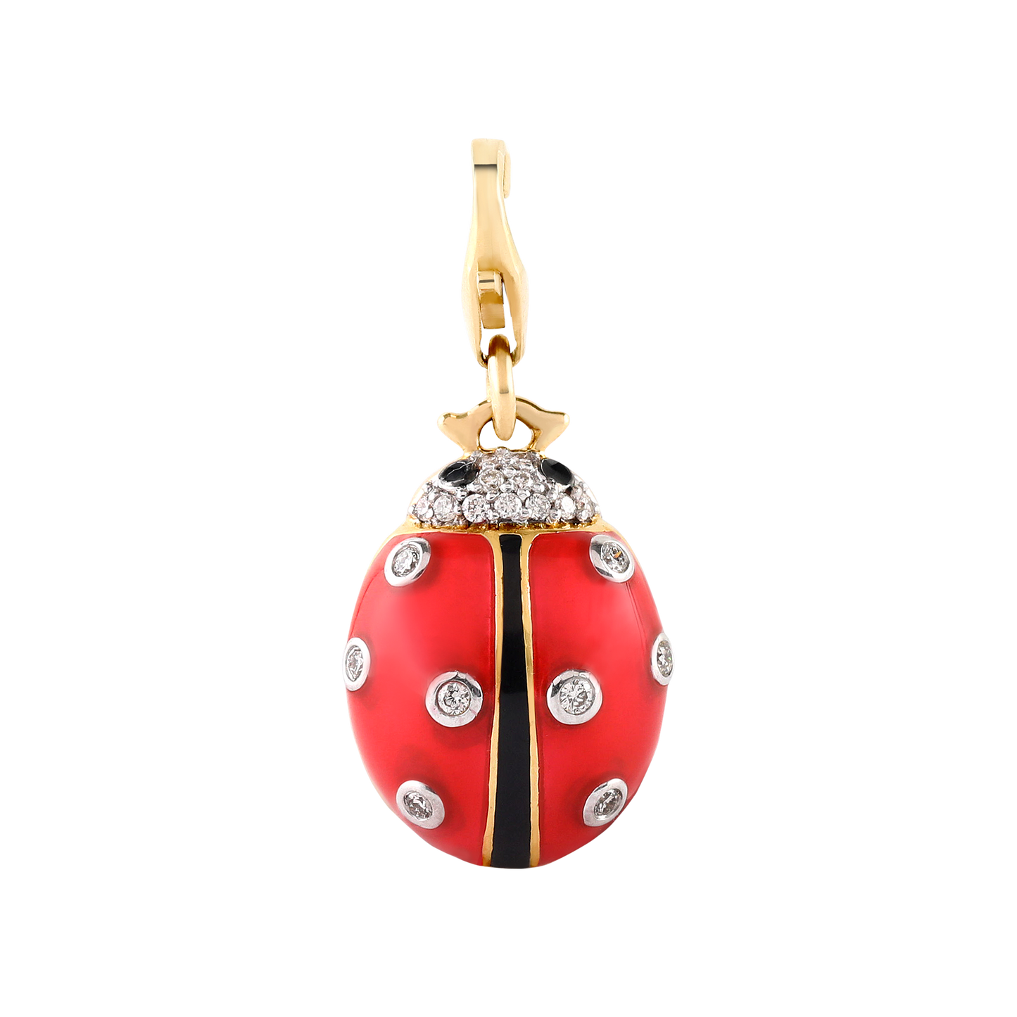 Graceful Beetle Charm Pendant