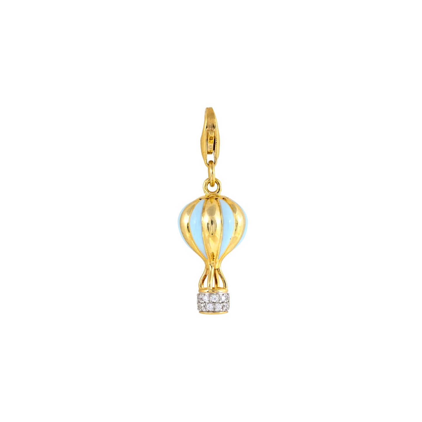 Dreamy Hot Air Balloon Charm Pendant