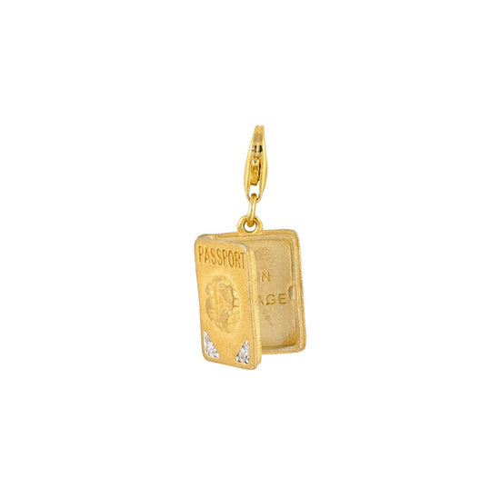Bon Voyage Passport Charm Pendant