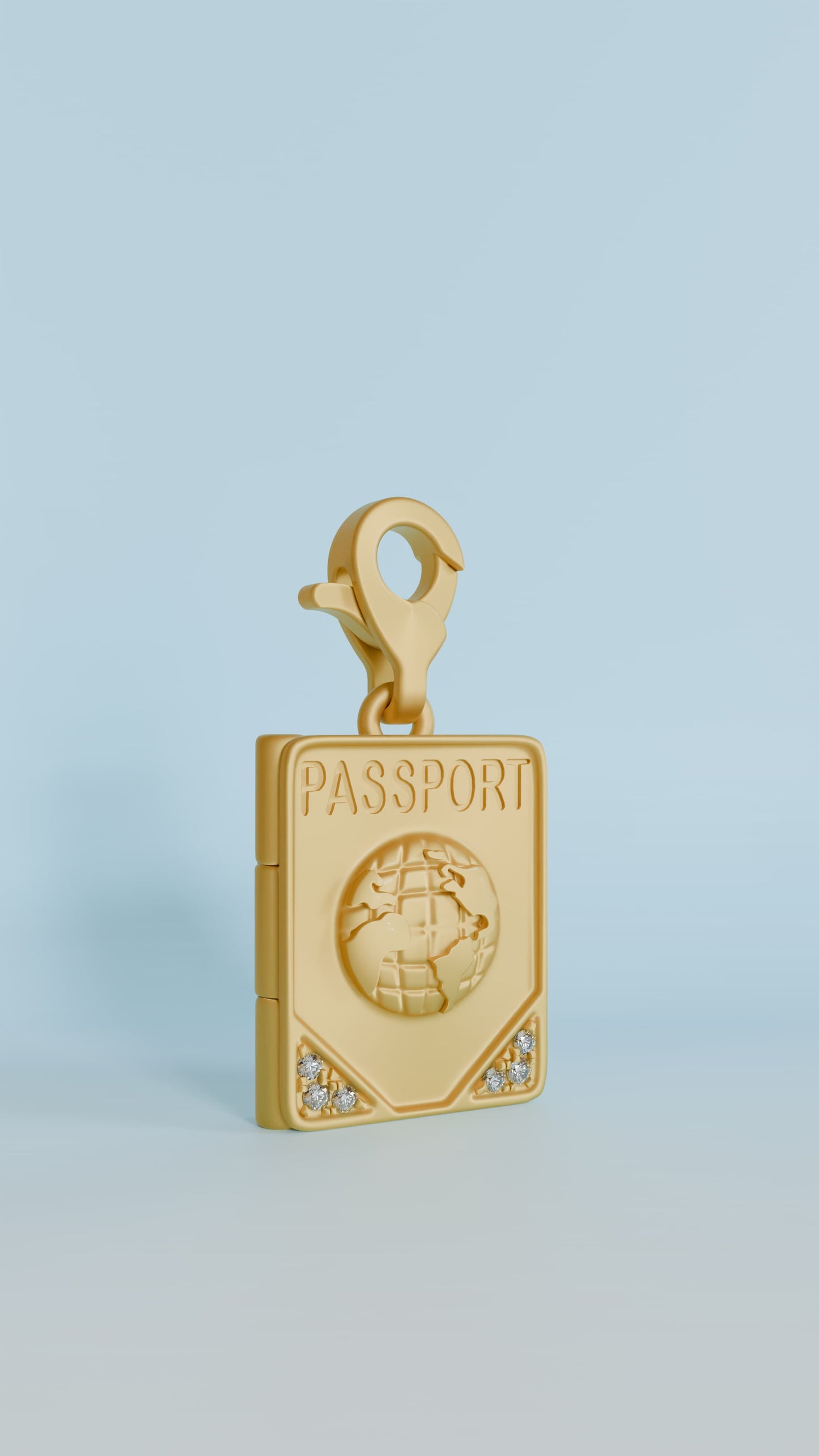 Bon Voyage Passport Charm Pendant