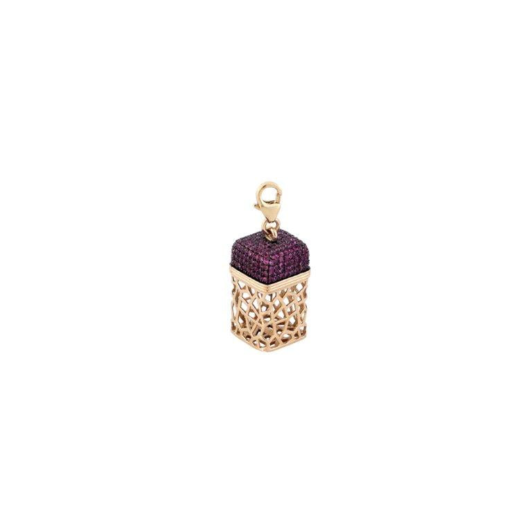 14ct Yellow Gold Miniature Gift Box Pendant