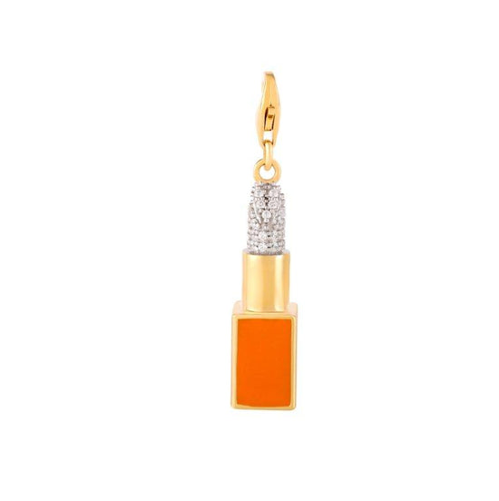 14kt Yellow Gold Lipstick Charm Pendant