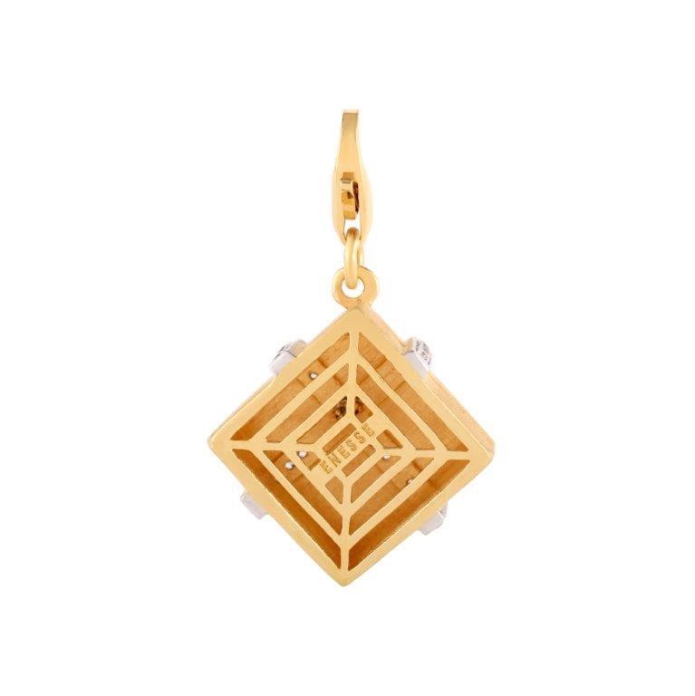 14kt Yellow Gold Suprise Gift Box Pendant