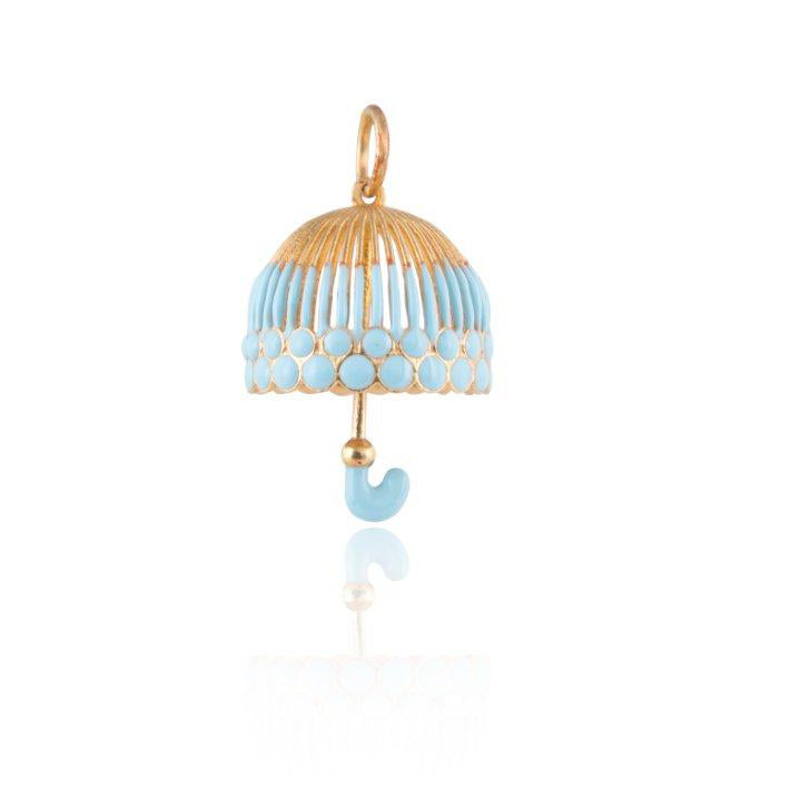 Parasol Charm – A Breeze of Elegance in Blue