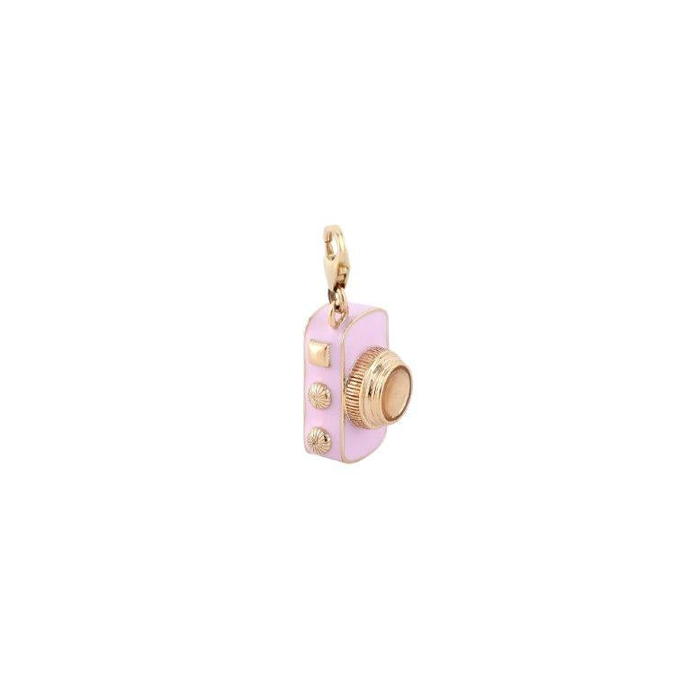 14ct Yellow Gold Miniature Camera Charm